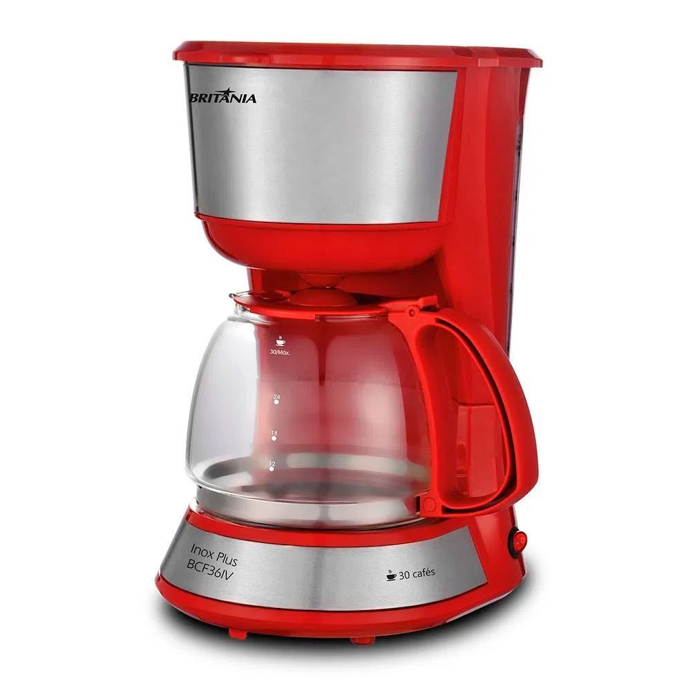 Cafeteira Elétrica Inox Plus Britânia BCF36IV