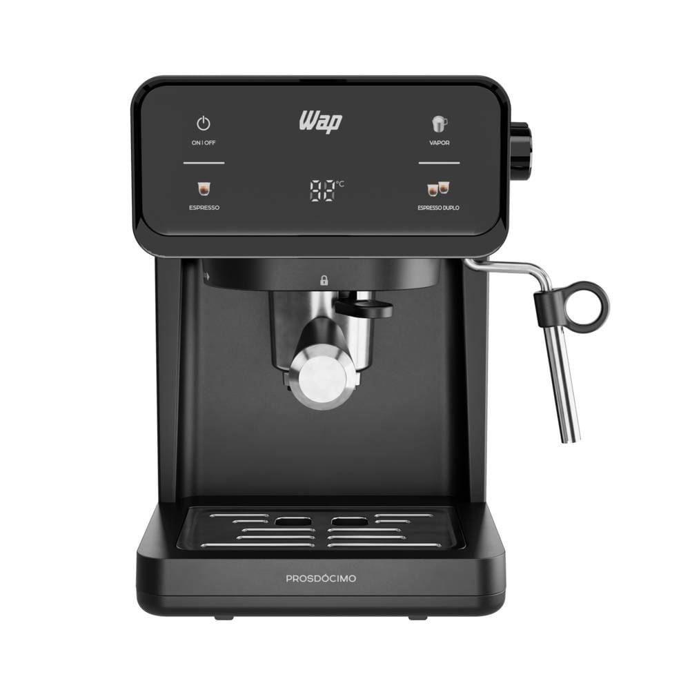 Cafeteira Espresso Digital WAP compatível com Café em Pó e Cápsula