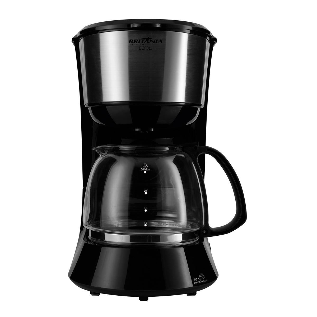 Cafeteira Inox Britânia BCF361 30 Cafezinhos
