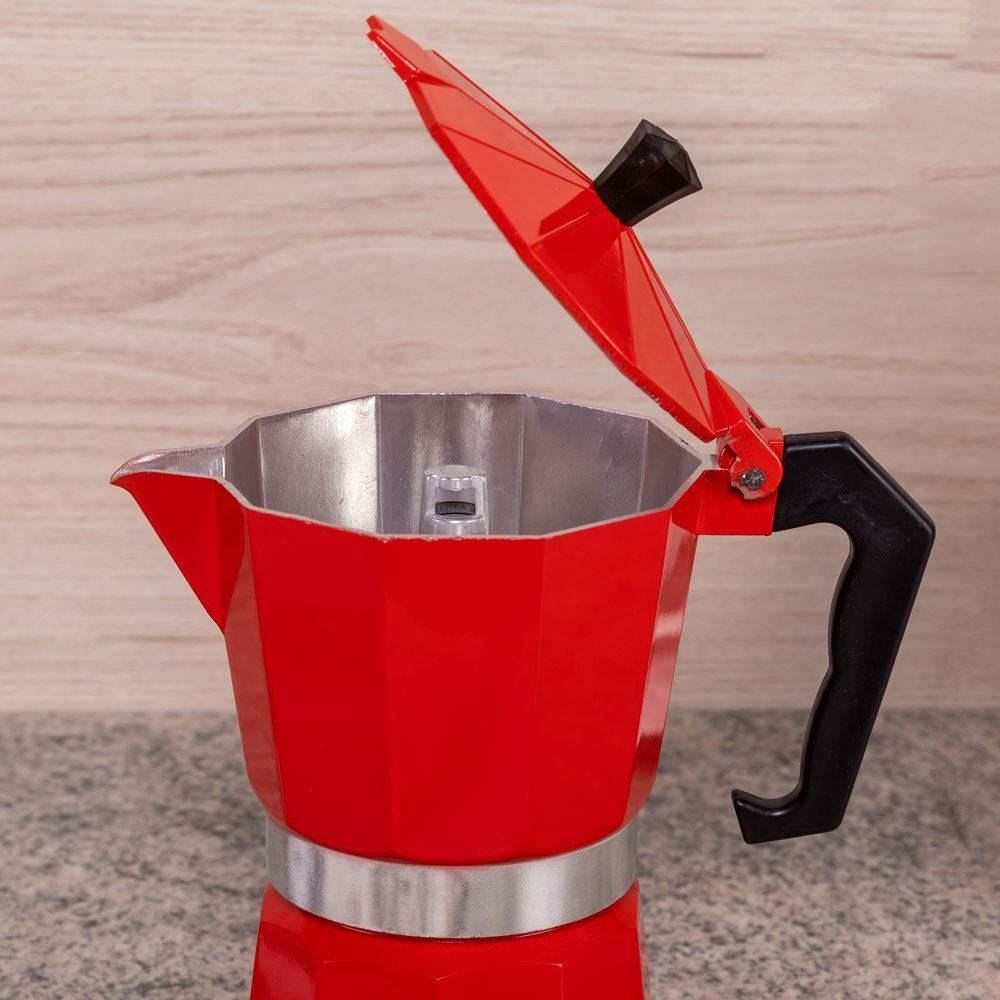 Cafeteira Italiana Mimo 300Ml - Vermelho