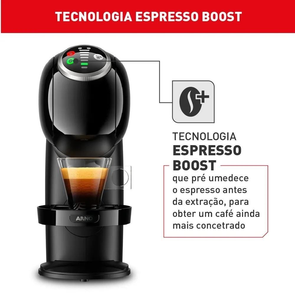 Cafeteira Nescafé Dolce Gusto Genio S Plus Preta Arno