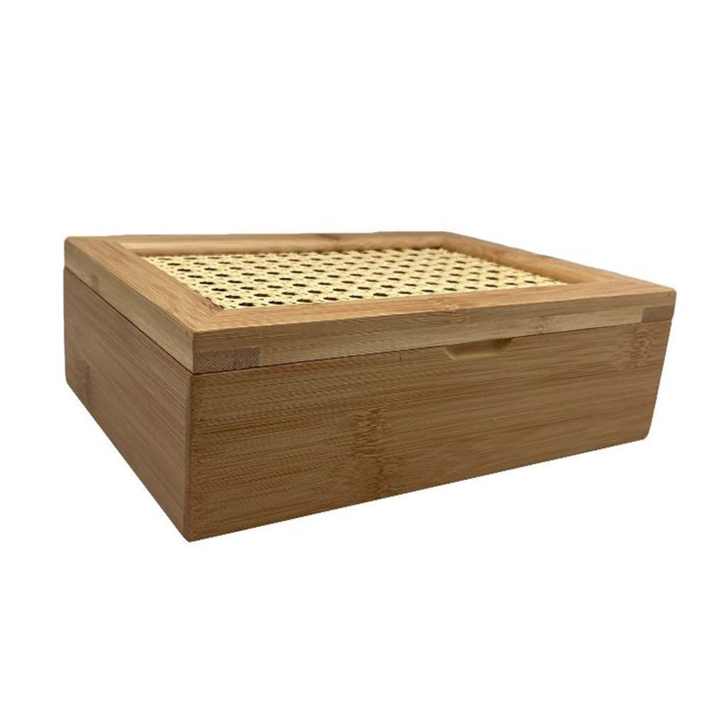 Caixa De Chá Havan Casa 24Cm - Bambu