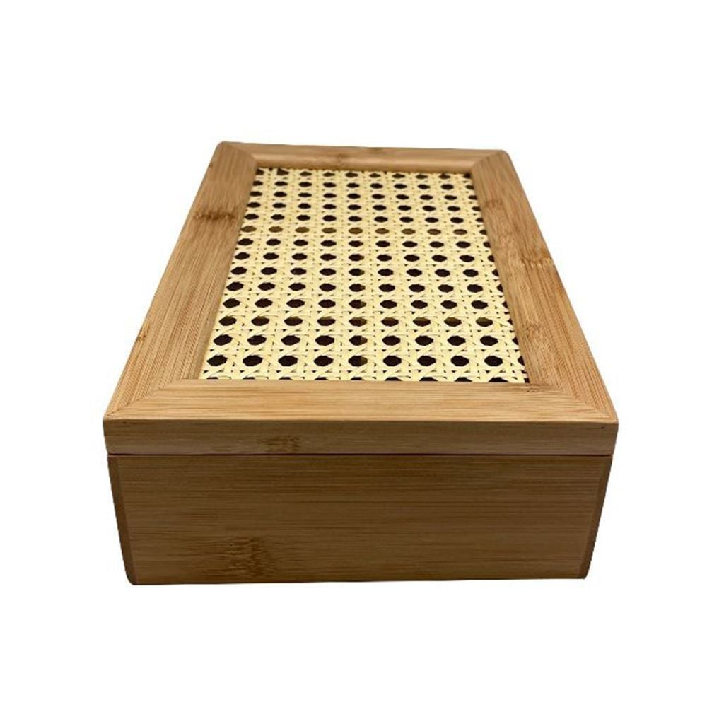Caixa De Chá Havan Casa 24Cm - Bambu