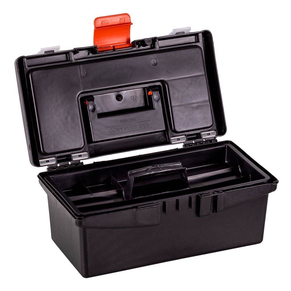 Caixa de Ferramentas Plástica CF-25 São Bernardo - Preto