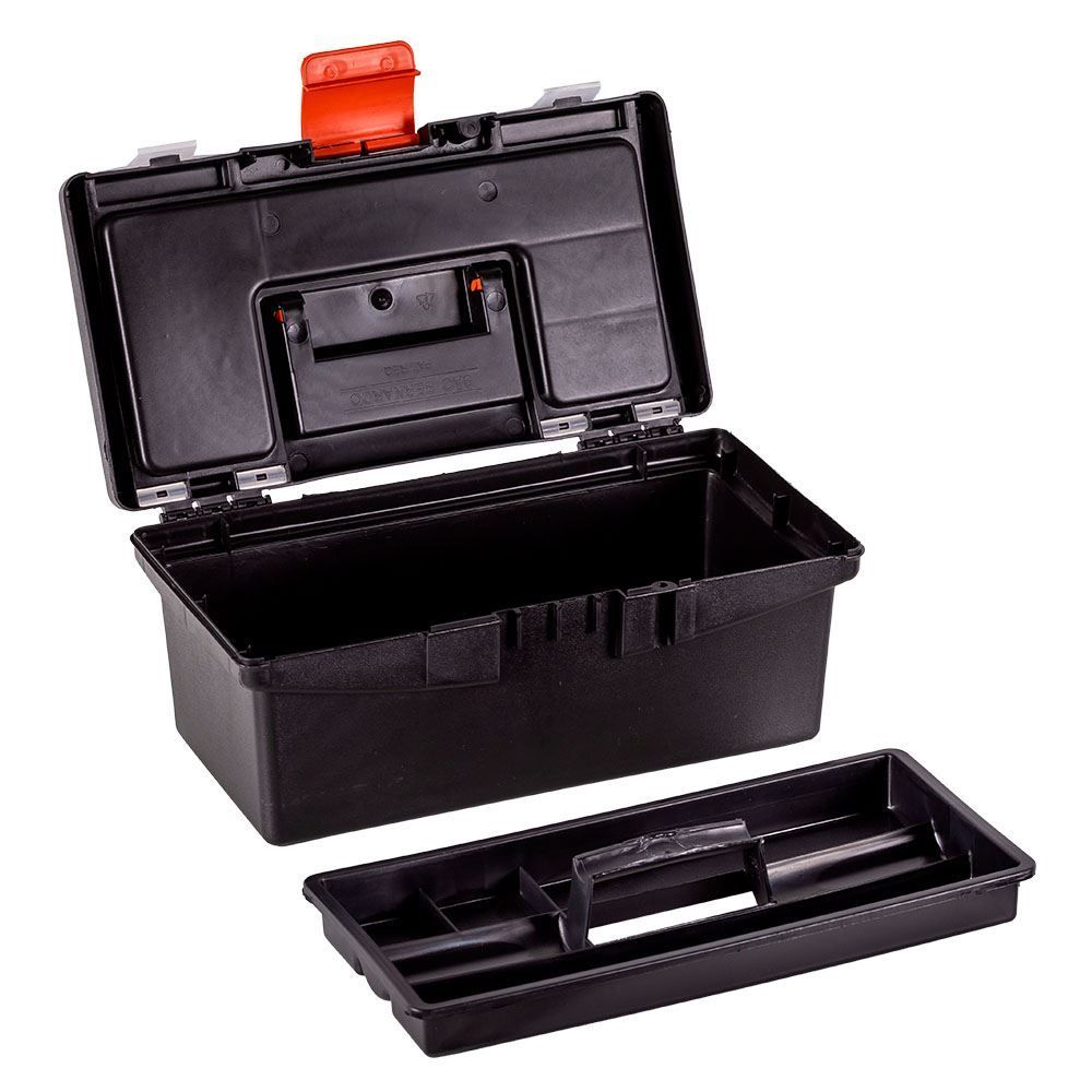 Caixa de Ferramentas Plástica CF-25 São Bernardo - Preto