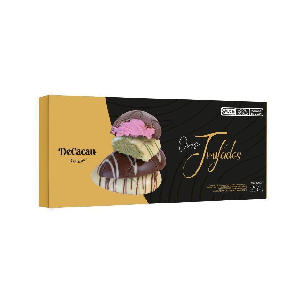 Caixa de Ovos Trufados Decacau - 200g