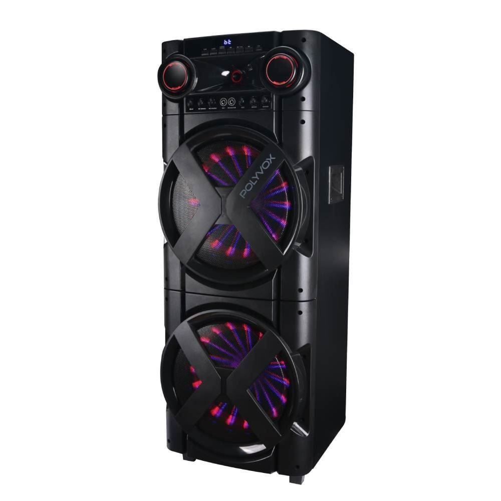 Caixa De Som Acústica Polyvox 2000W Bluetooth Xt2000t - Bivolt