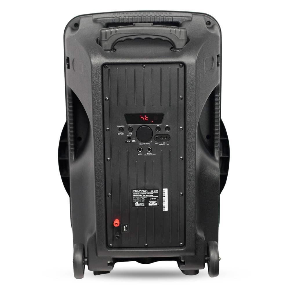 Caixa De Som Acústica Polyvox 700W Bluetooth Xc715t - Bivolt