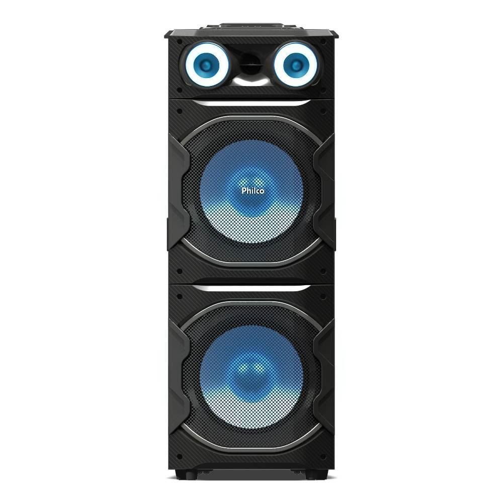Caixa De Som Amplificada 2600W Philco Pcx26000 Flash Lights - Bivolt