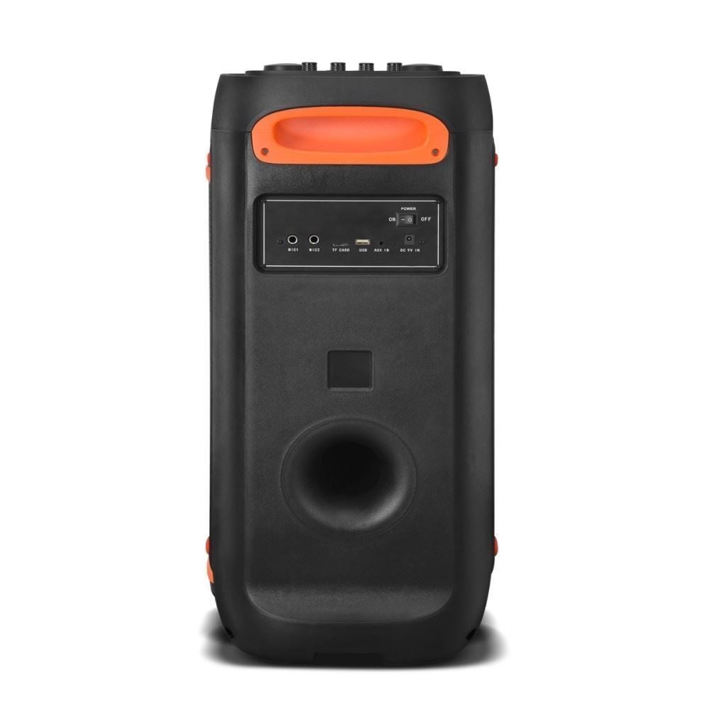 Caixa de Som Amplificada Philco Ex Bass 1200W com 2 Microfones Pcx6900 