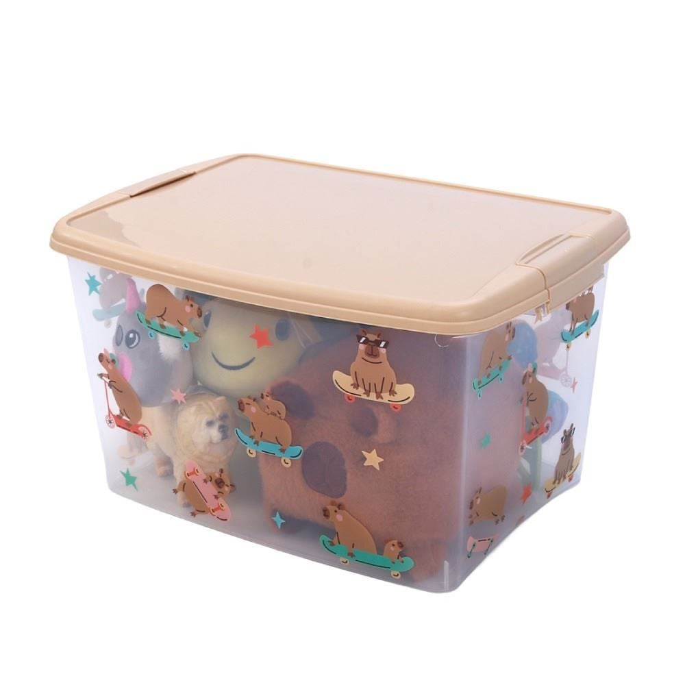 Caixa Organizadora com Tampa Capivara 19,8 Litros - Plásutil