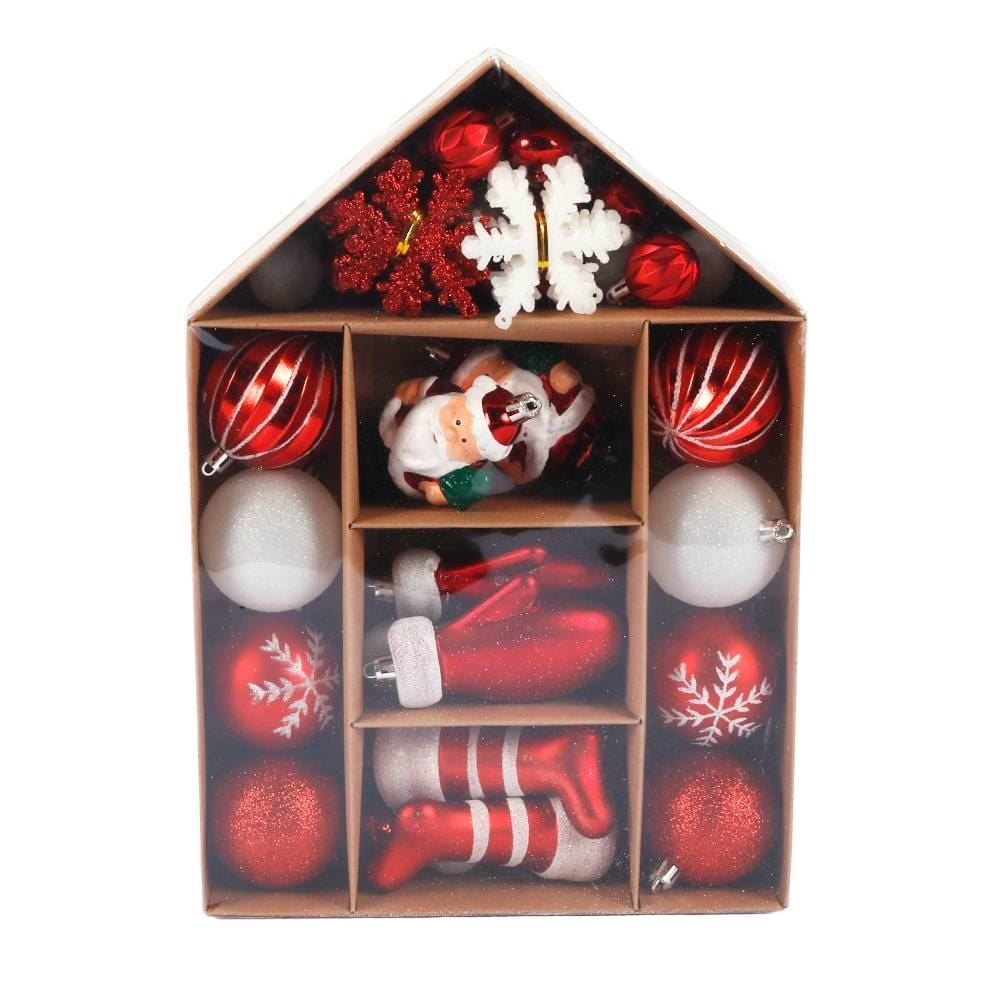 Caixa Enfeite Natalino com 58 Unidades Havan Casa - ST80143