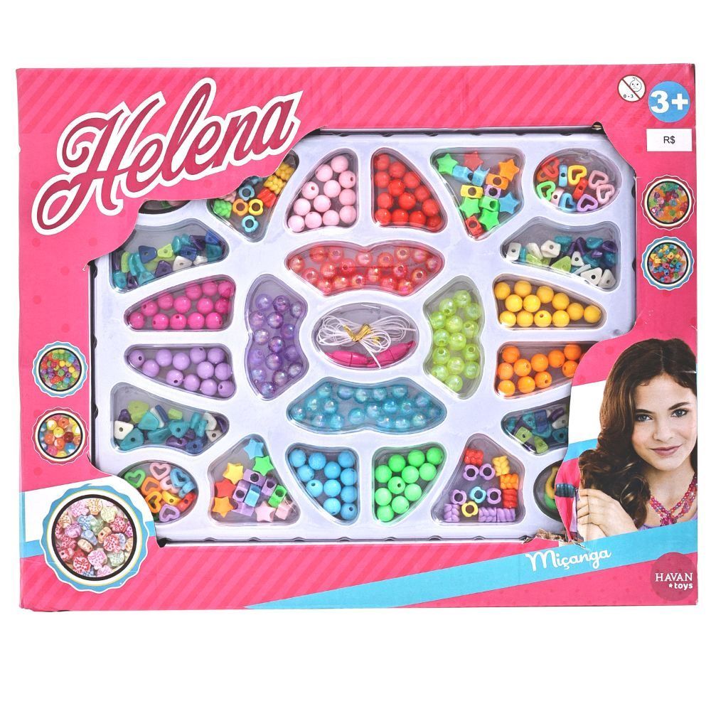 Caixa Grande de Miçangas Helena Havan Toys - HBR0373