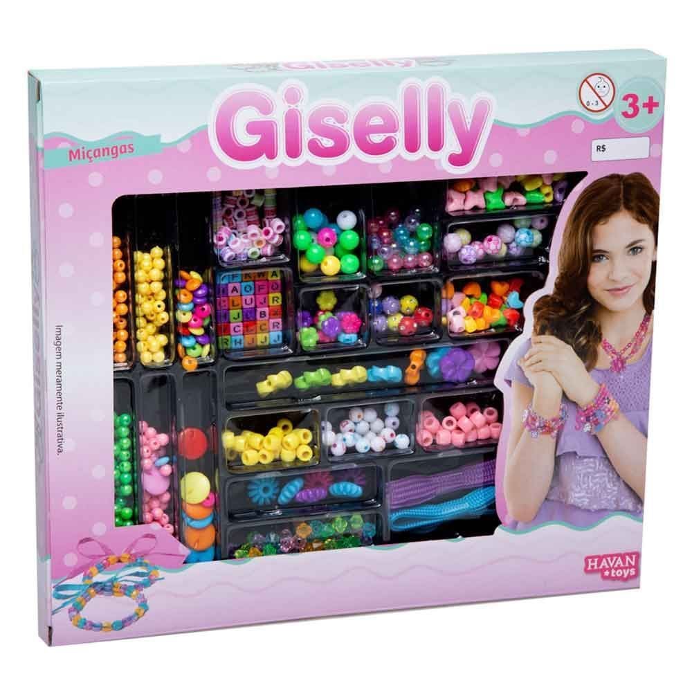 Caixa Média De Miçangas Infantil Havan Toys - HMA954