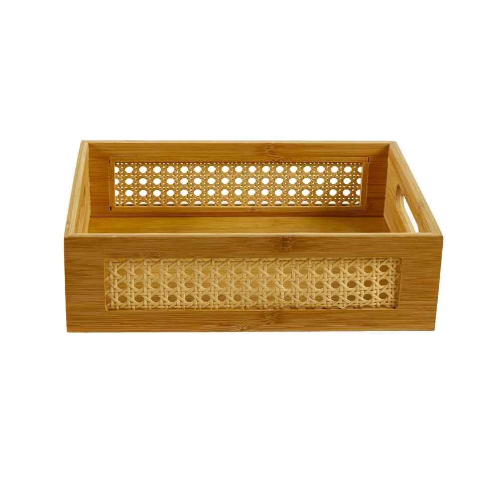 Caixa Organizadora De Bambu Sem Tampa Havan Casa - 32Cm