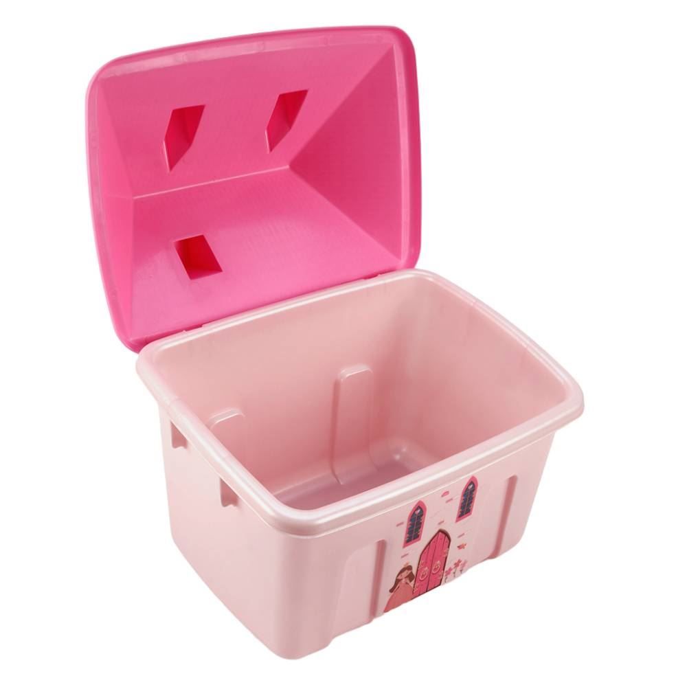 Caixa Organizadora de Casinha Havan 46 Litros - Rosa