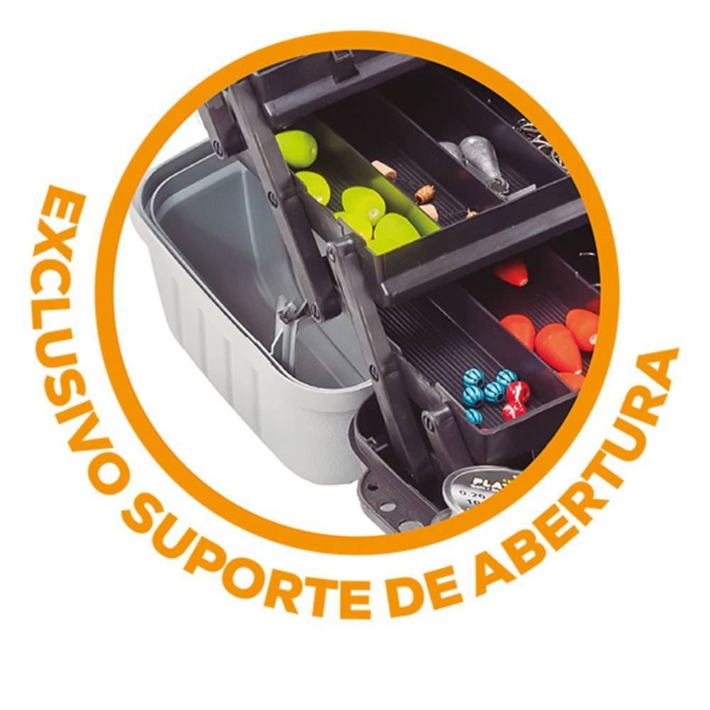 Caixa Organizadora Mr. Fish 17" 3 Bandejas Arqplast - 25386