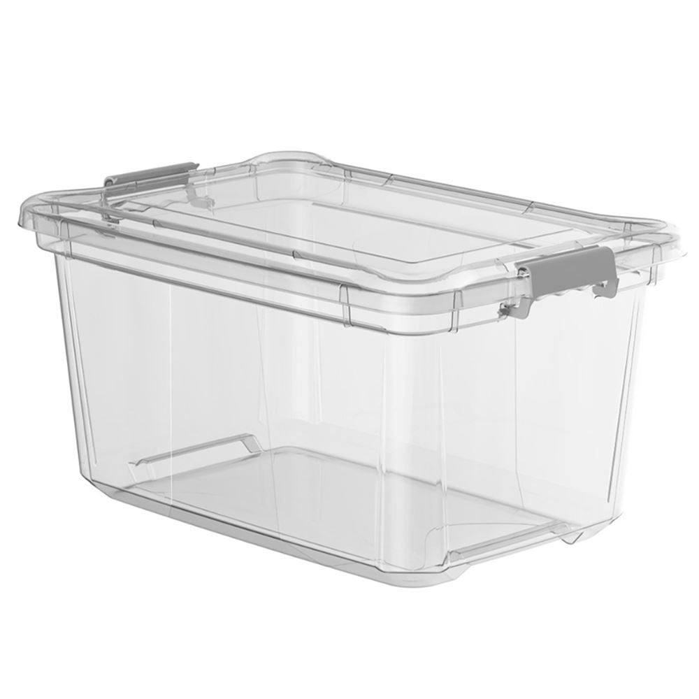 Caixa Organizadora Plasvale 50 Litros - Transparente