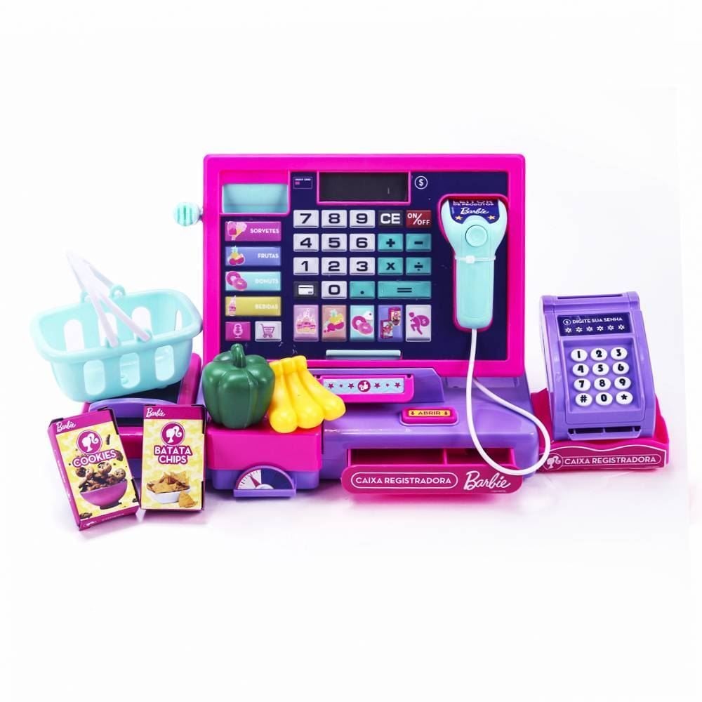 Caixa Registradora Barbie Fabulosa Fun - F0144-2