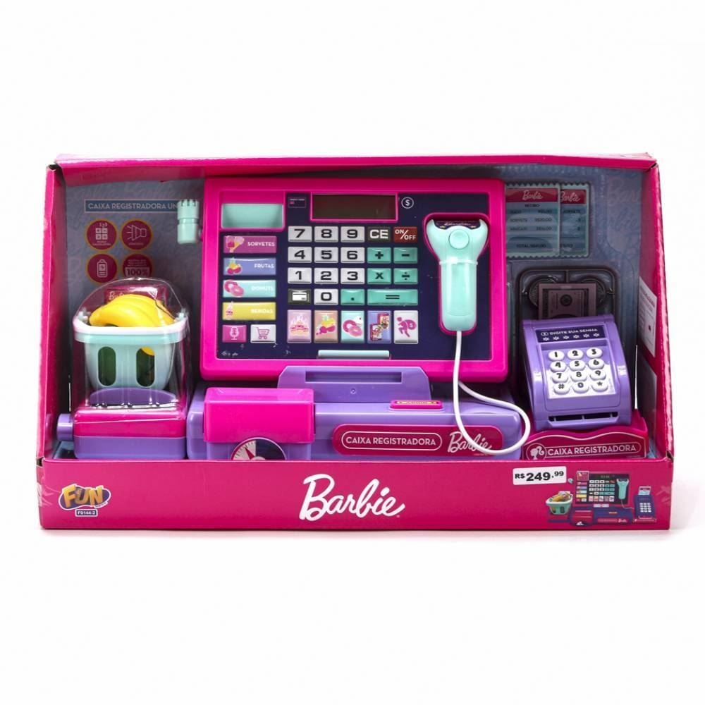 Caixa Registradora Barbie Fabulosa Fun - F0144-2