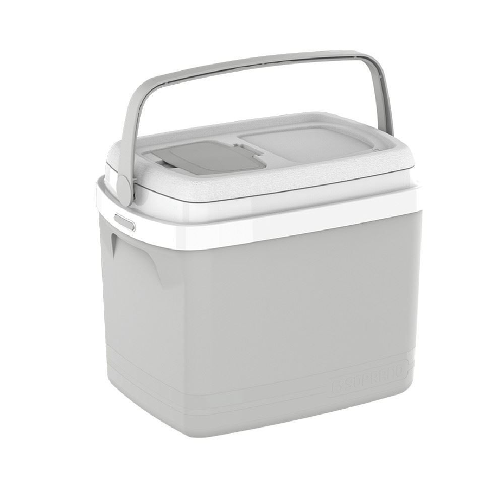 Caixa Térmica 32 Litros Soprano - Cinza Claro