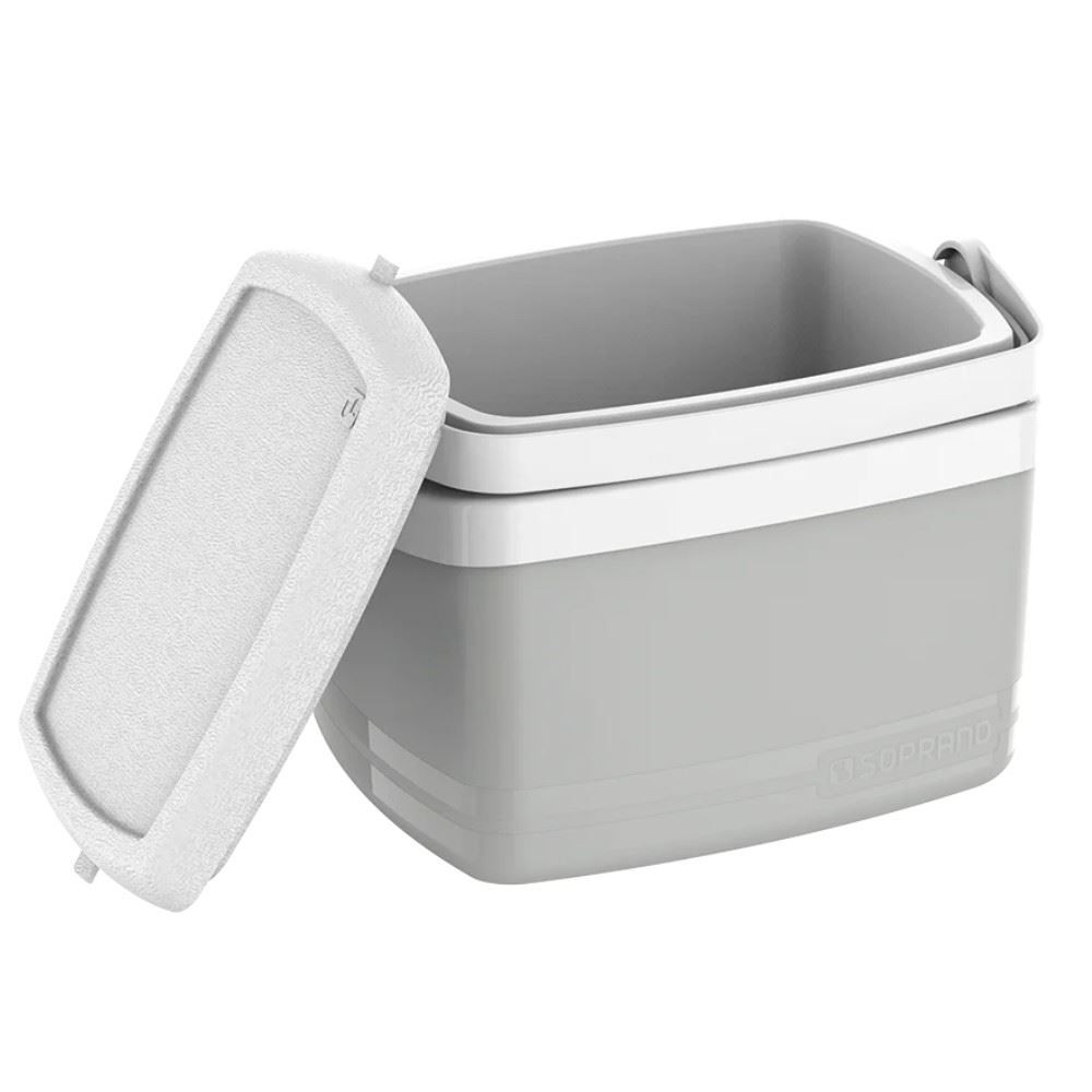 Caixa Térmica Tropical 5 Litros Soprano - Cinza Claro