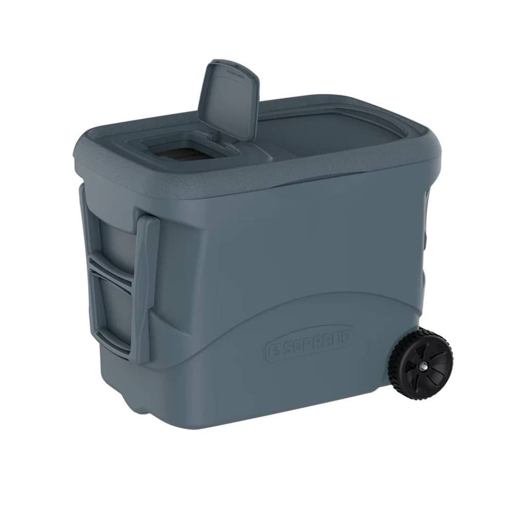 Caixa Térmica Tropical Soprano Com Rodas 50 Litros - Cinza