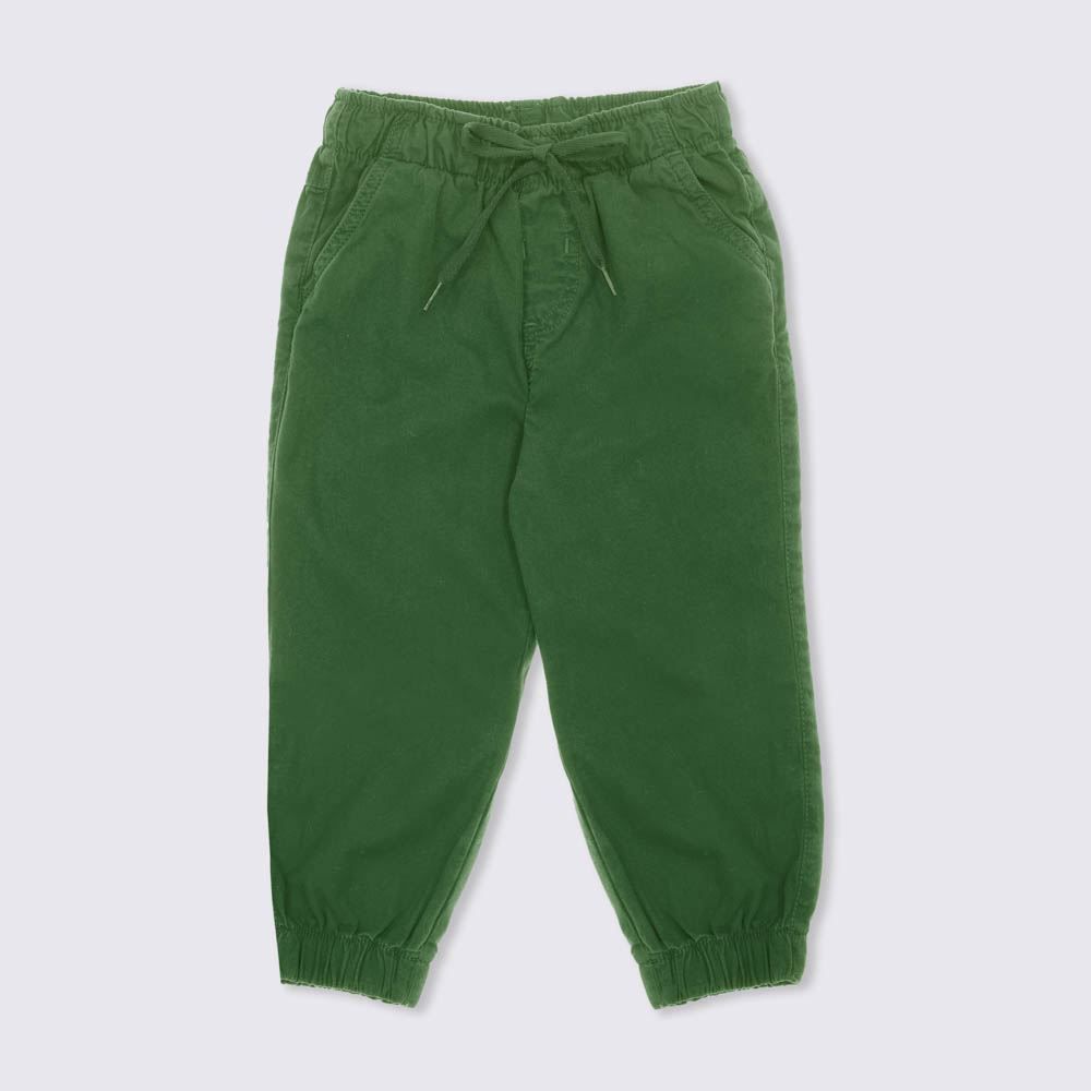 Calça 1 a 3 anos Jogger Sarja Punhos Yoyo Kids