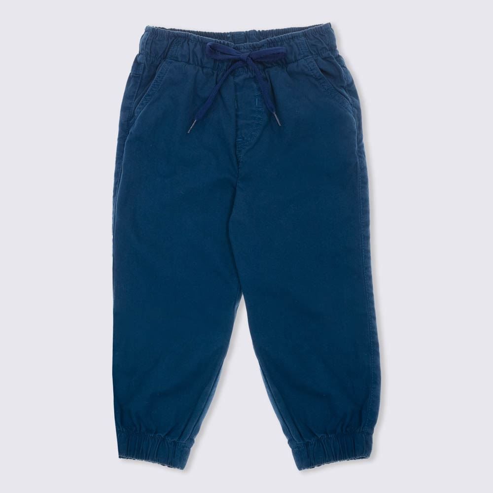 Calça 1 a 3 anos Jogger Sarja Punhos Yoyo Kids