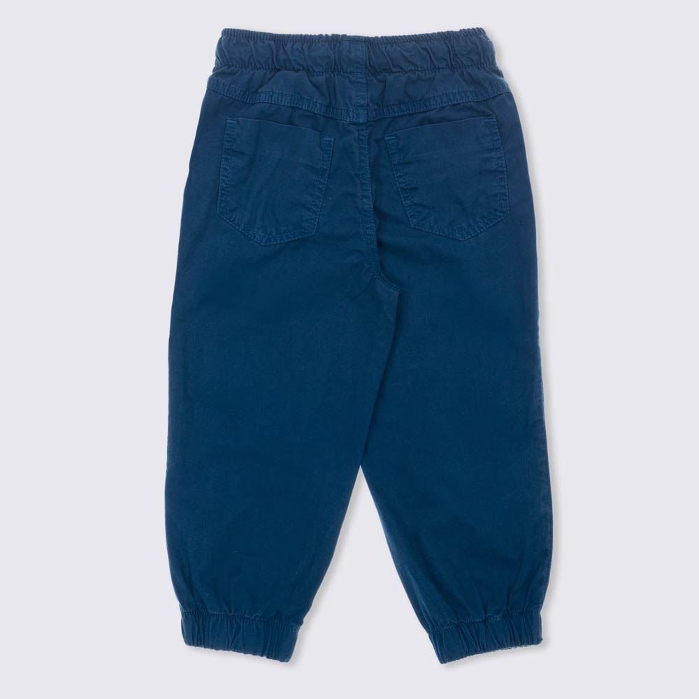 Calça 1 a 3 anos Jogger Sarja Punhos Yoyo Kids