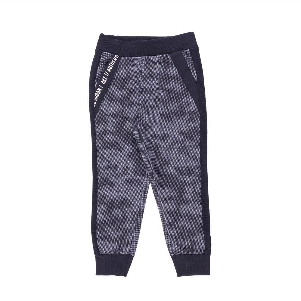 Calça 1 a 3 anos Moletom Camuflado Desagulhado Alakazoo