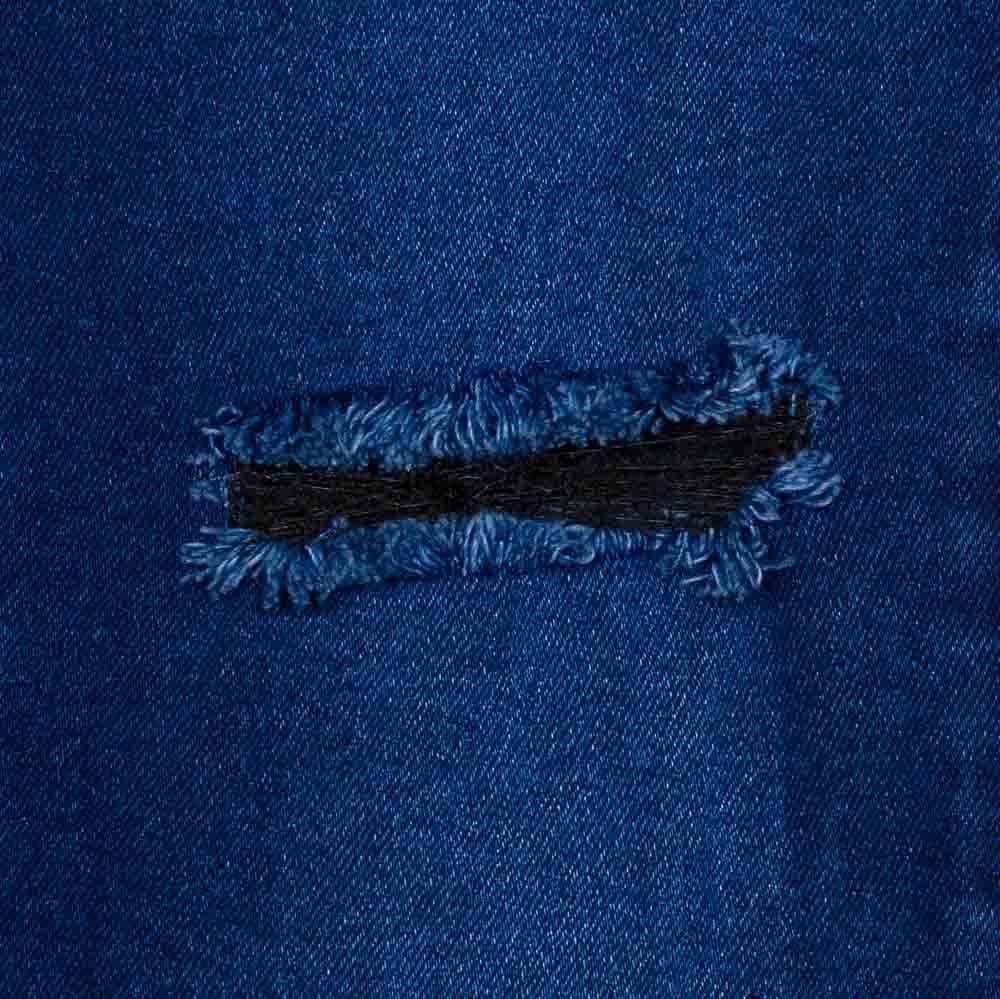 Calça 12 a 16 anos Jeans Skinny com Rasgo Hot Dog