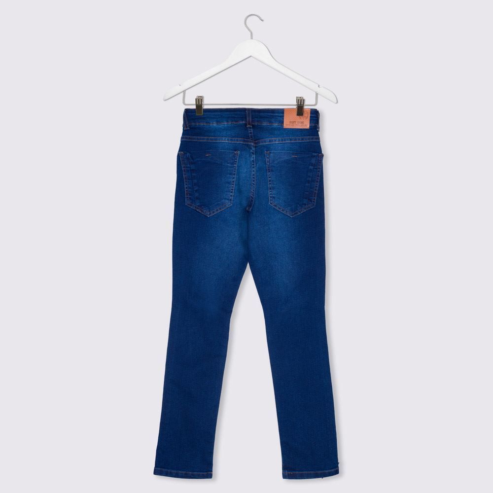 Calça 12 a 16 anos Jeans Skinny com Rasgo Hot Dog