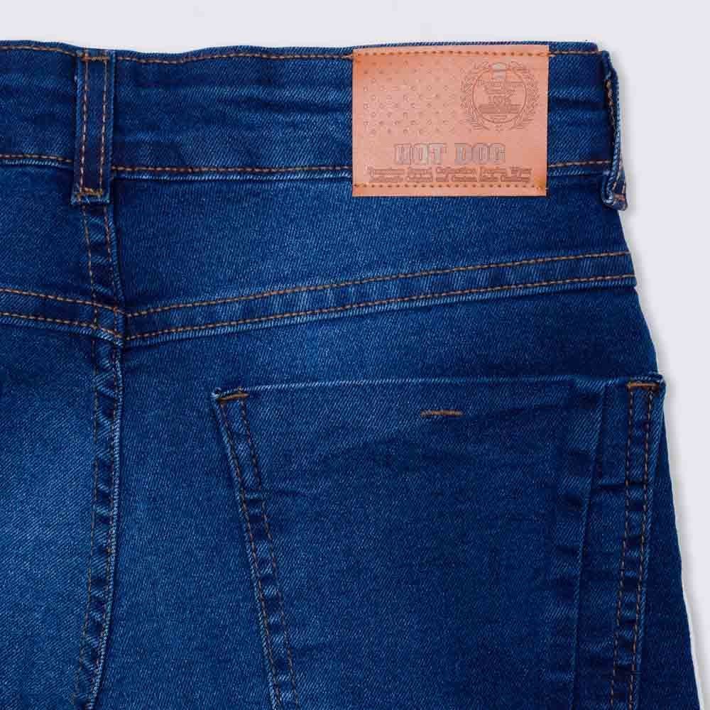 Calça 12 a 16 anos Jeans Skinny com Rasgo Hot Dog