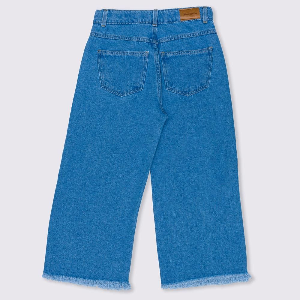 Calça 12 a 16 anos Jeans Straight Destroyed Marmelada