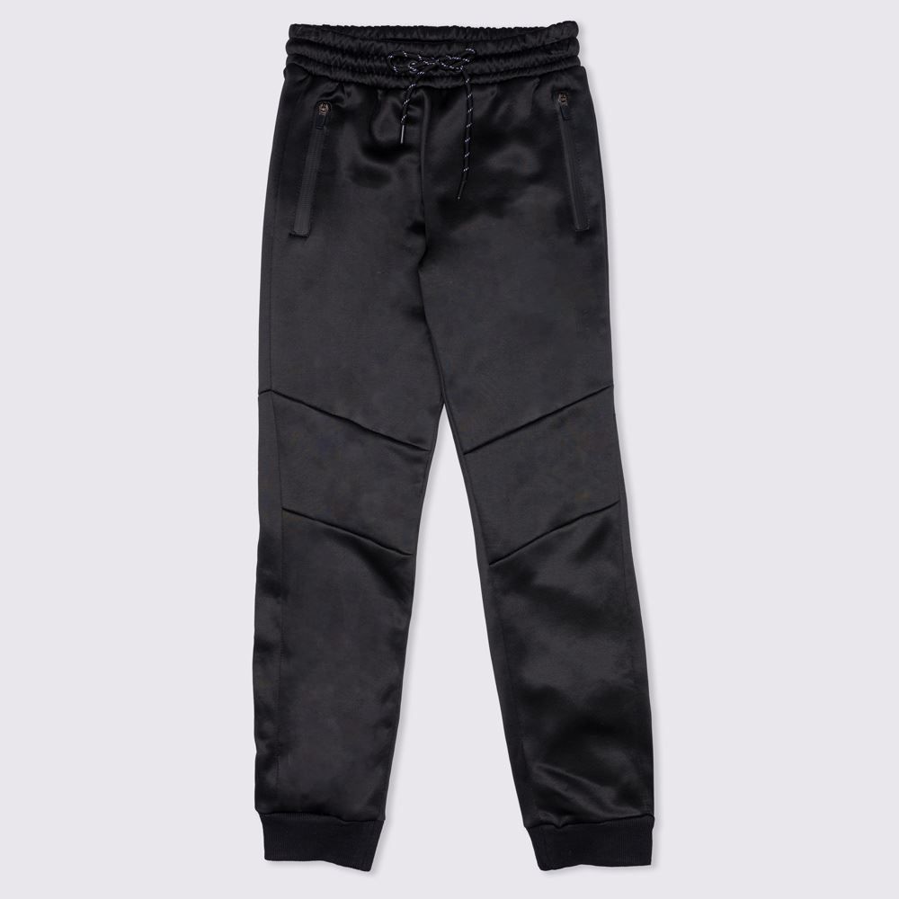 Calça 12 a 16 anos Moletom + Bolsos Zíper Hot Dog