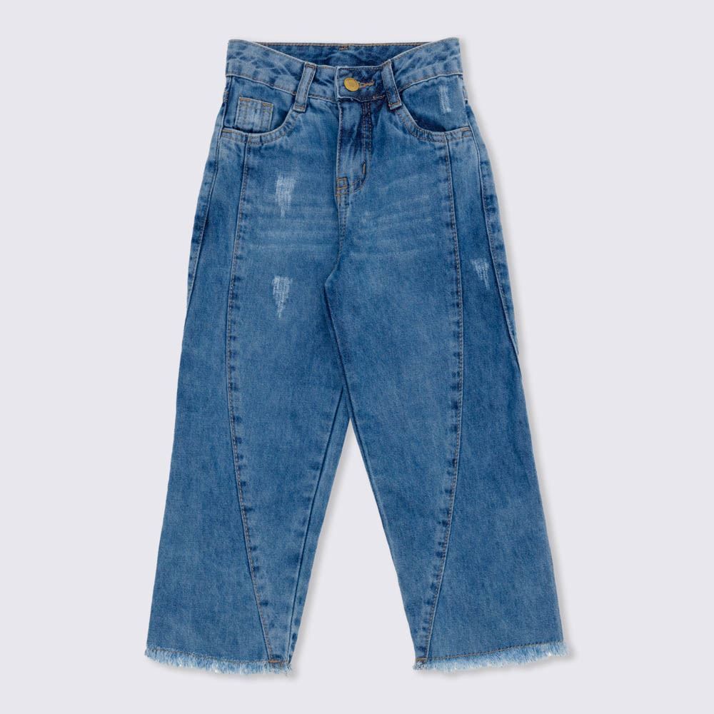 Calça 4 a 10 anos Jeans Reta Marmelada