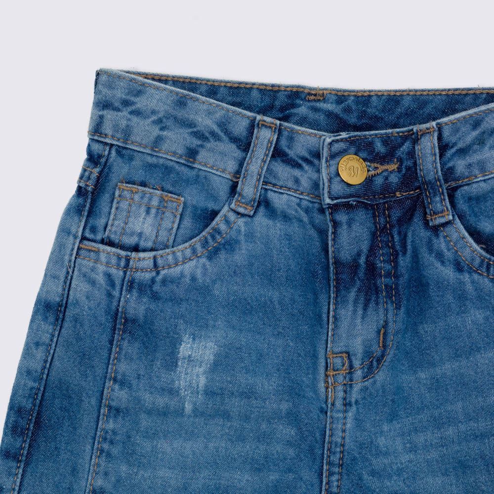 Calça 4 a 10 anos Jeans Reta Marmelada