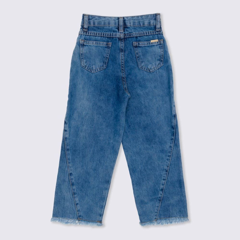 Calça 4 a 10 anos Jeans Reta Marmelada