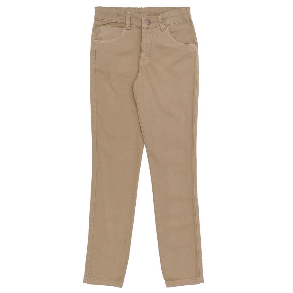 Calça 4 a 10 Anos Sarja Skinny Hot Dog