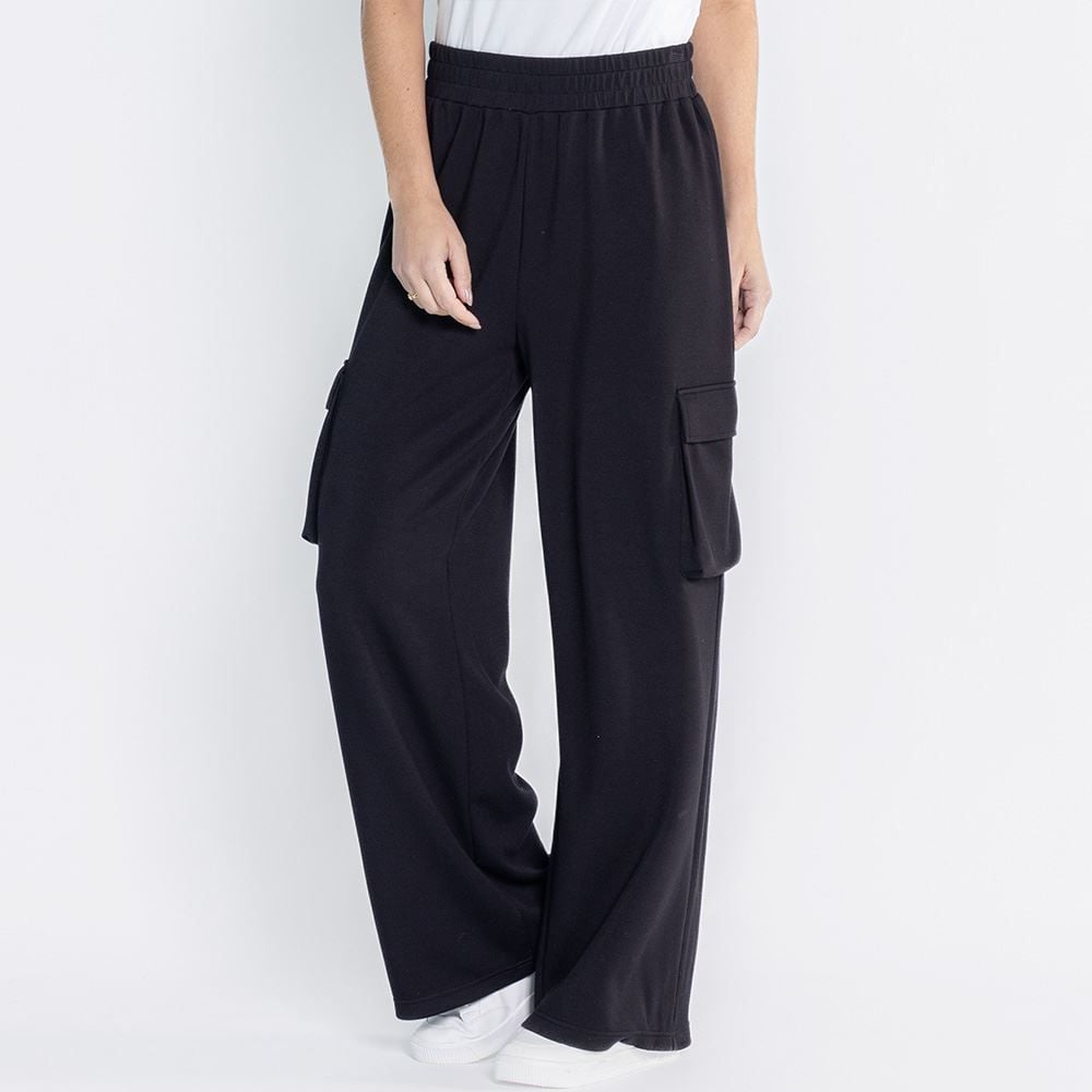 Calça Cargo Feminina De Malha Viscose Boby Blues