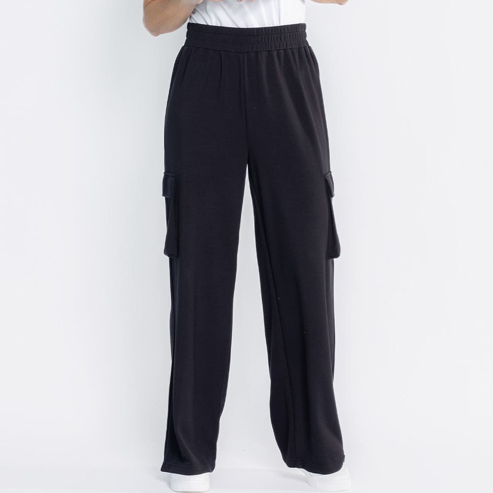 Calça Cargo Feminina De Malha Viscose Boby Blues