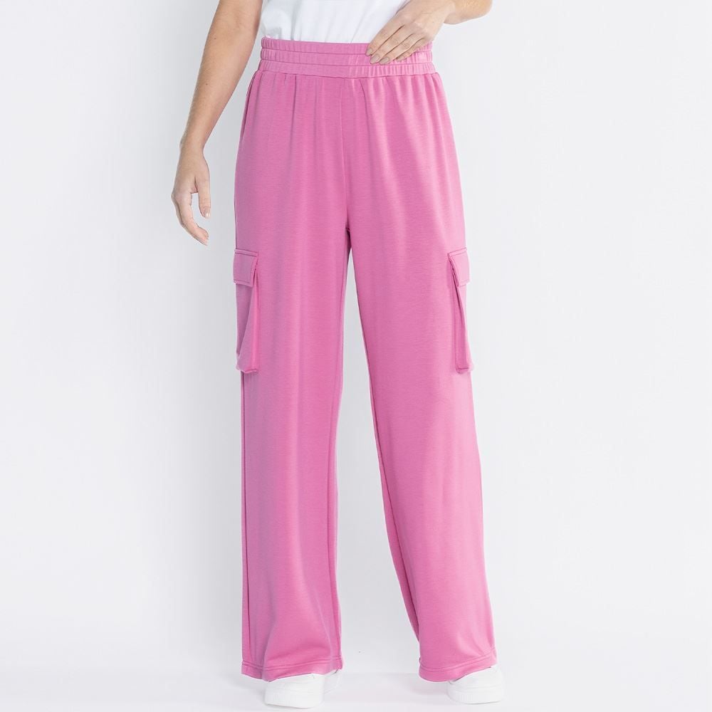 Calça Cargo Feminina De Malha Viscose Boby Blues