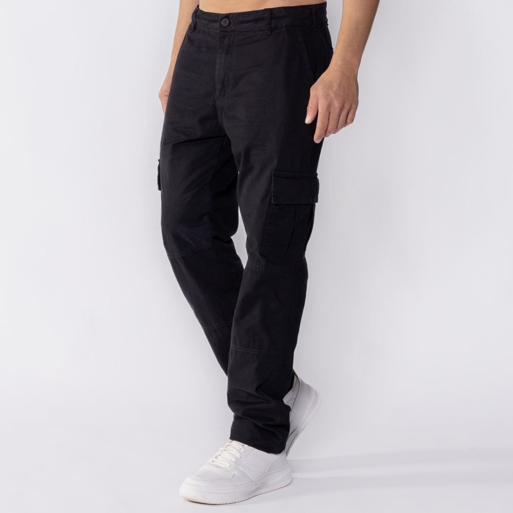 Calça Cargo Masculina De Sarja Marc Alain