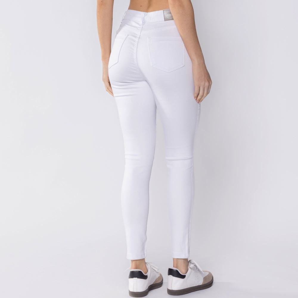 Calça Cigarrete De Sarja Beatrice Patrícia Foster