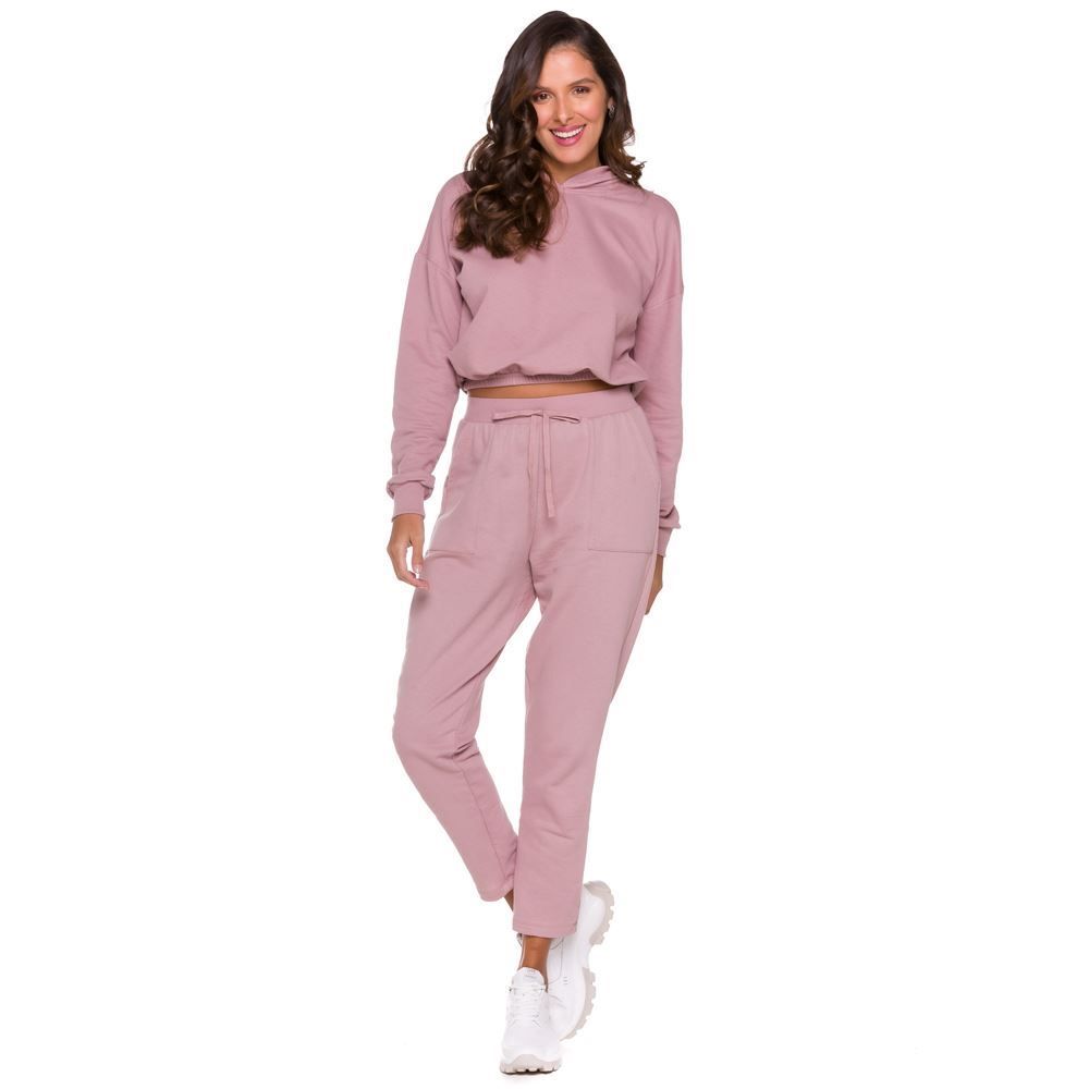Calça com Bolsos e Cordão Patricia Foster