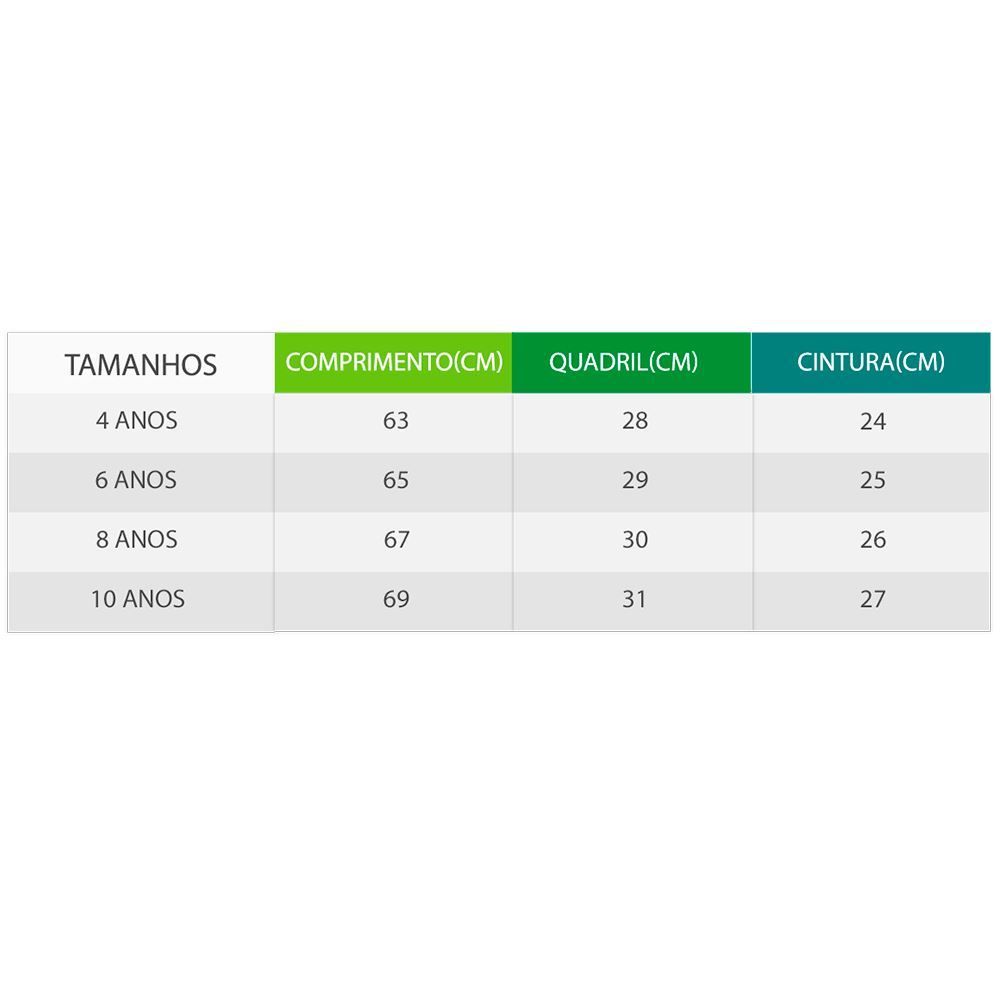 Calça de 4 a 10 Anos Legging Cotton Marmelada