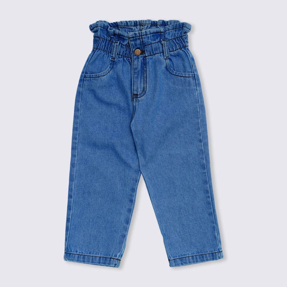 Calça de Bebê Menina Jeans Clochard Yoyo Baby