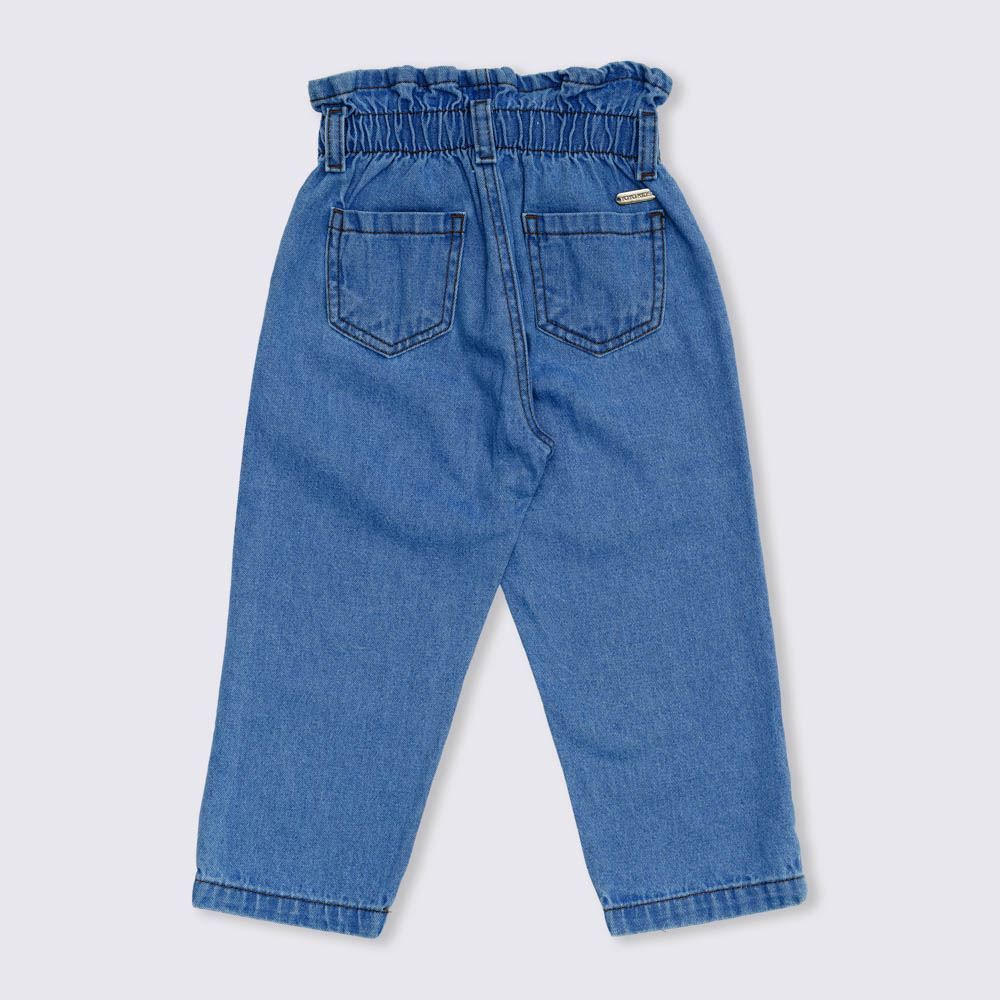 Calça de Bebê Menina Jeans Clochard Yoyo Baby