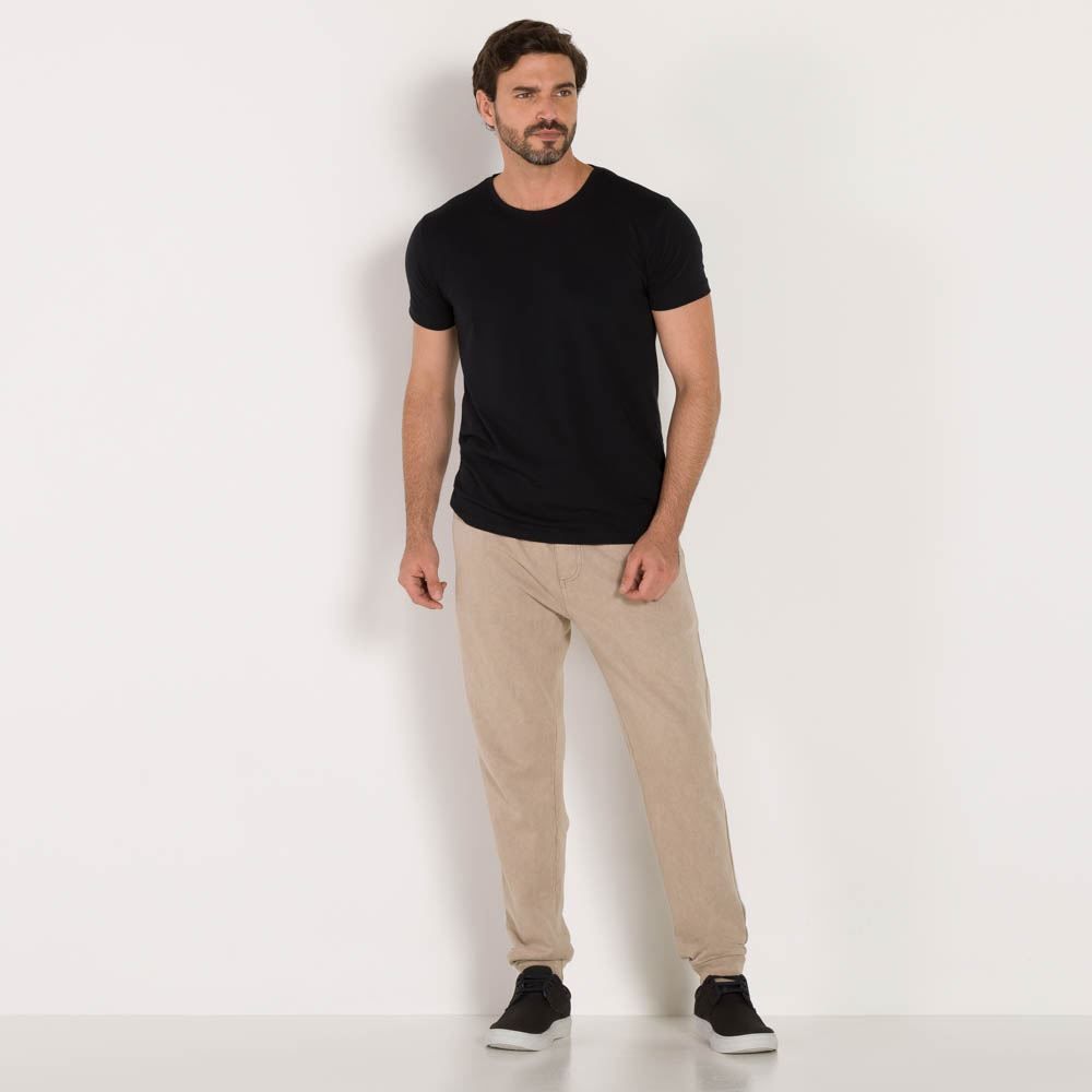 Calça de Moletom Marmorizado Nicoboco